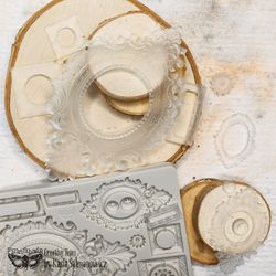 Finnabair - Imaginarum Mould - Silikonform - Grungy Frames