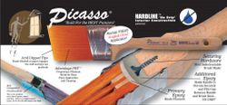 Proform PICASSO "Chisel" Hardline / Firm Blend - Styv Borst - platt/trak