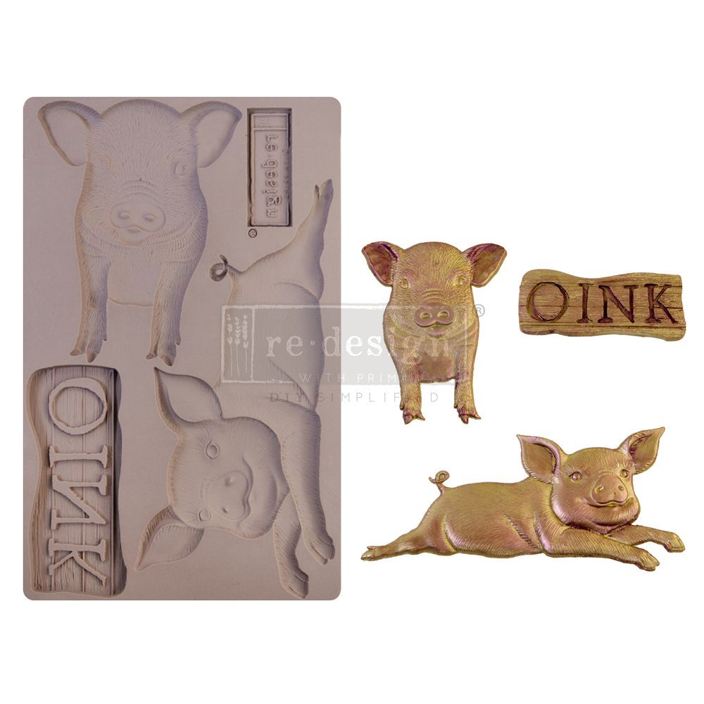 Silikonform - ReDesign Decor Moulds - Farm Friends