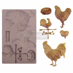 ReDesign Décor Moulds® - Silikonform - Sunny Morning Friends (ca 13x20cm)