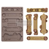 ReDesign Décor Moulds® - Silikonform - Steampunk Plates (ca 13x20cm)