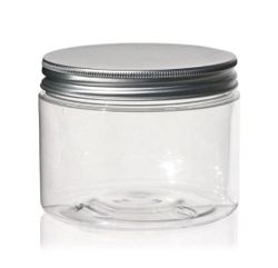 Plastburk med aluminiumlock 500ml