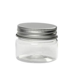 Plastburkar med aluminiumlock 35ml / 10-pack