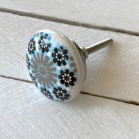 Möbelknopp - Flower Wheel Ø ca 4cm