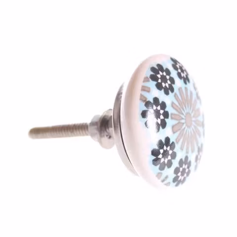 Möbelknopp - Flower Wheel Ø ca 4cm