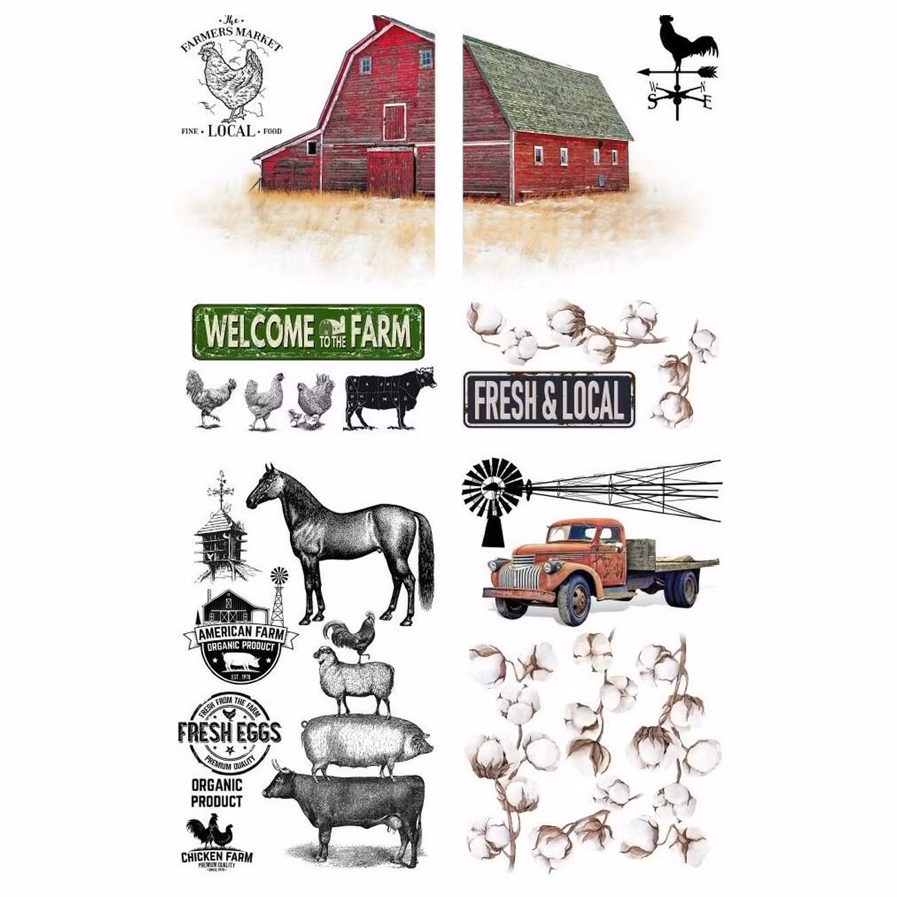 TRANSFER - Dixie Belle - Belles & Whistles - Dekortransfer On The farm