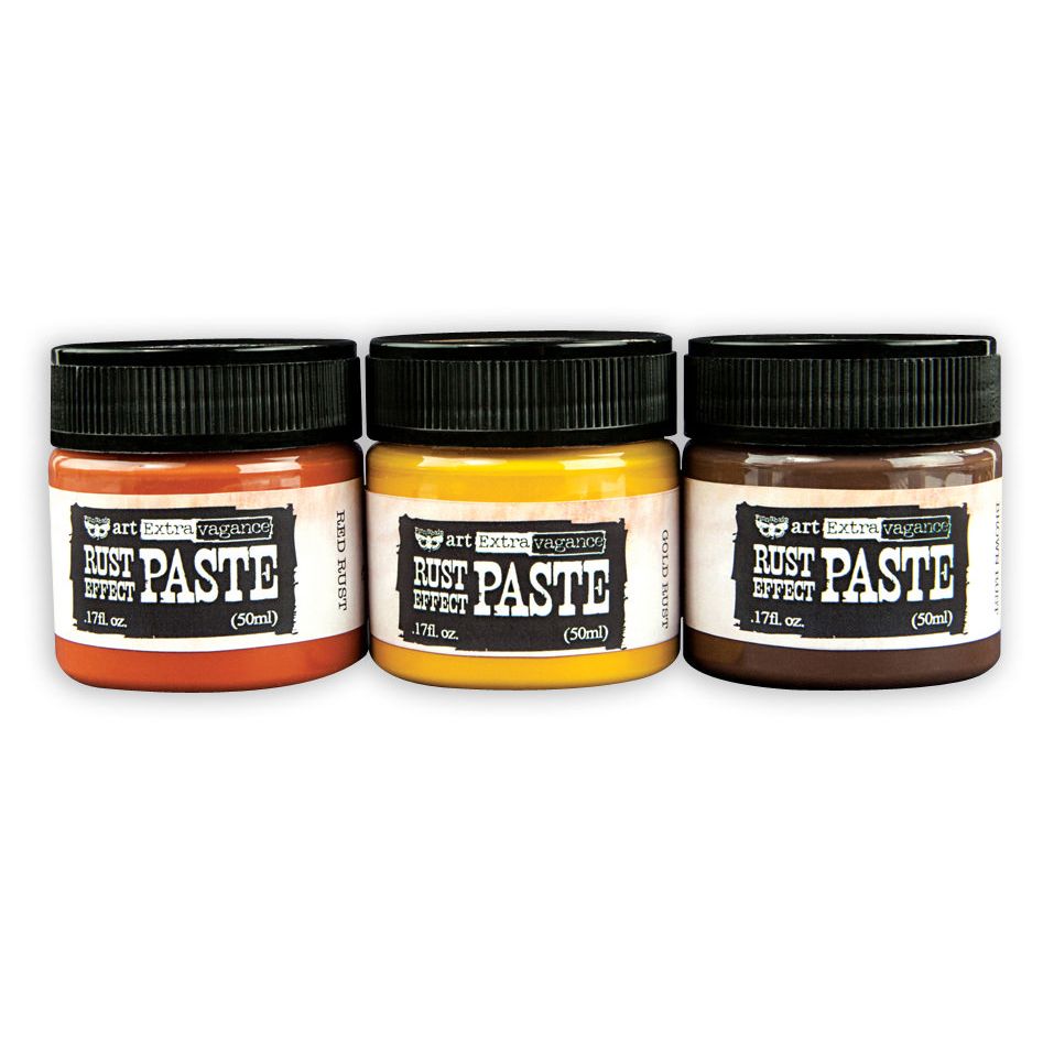 ROST - Art Extravagance Rust Effect Paste - Set med 3st färgade pastor