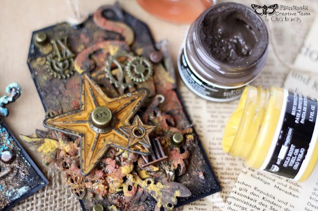 ROST - Art Extravagance Rust Effect Paste - Set med 3st färgade pastor