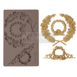 ReDesign Décor Moulds® - Silikonform - Laurel Wreath (ca 13x20cm)