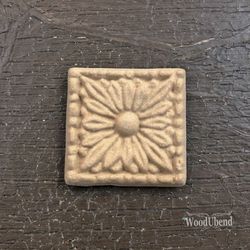 WoodUbend® 207.1 Square Flower - ca 3x3cm