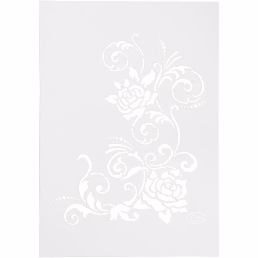 Viva Decor Stencil - A4 Schablon - Filigree Flowers