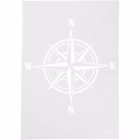 Viva Decor Stencil - A4 Schablon - Compass Rose