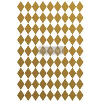 ReDesign Décor Transfers® - Gold Harlequin ca 61x89cm
