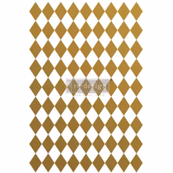 ReDesign Décor Transfers® - Gold Harlequin ca 61x89cm