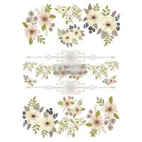 ReDesign Décor Transfers® - Painted Florals ca 61x89cm