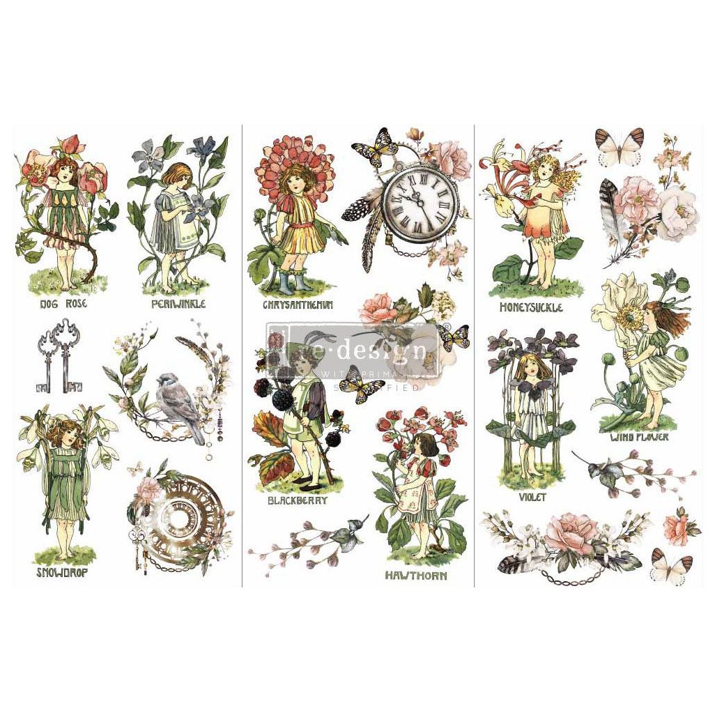 Re Design Decor Transfer - Transfermotiv - Flower Children
