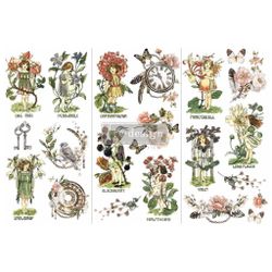 ReDesign Décor Transfers® - Flower Children LITEN 30x46cm
