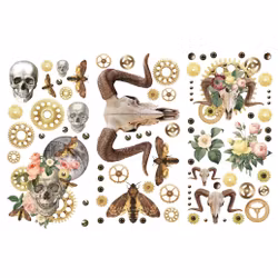 Finnabair® - Mini Transfer - Boho Sculls 30x46cm