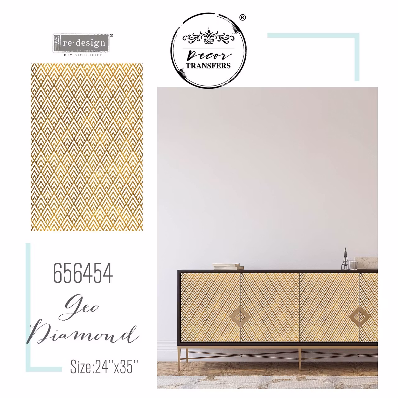 Re Design Decor Transfers® - Transfermotiv - GEO DIAMOND