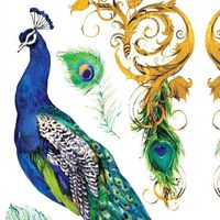 ReDesign Décor Transfers® - Peacock Paradise LITEN 30x46cm