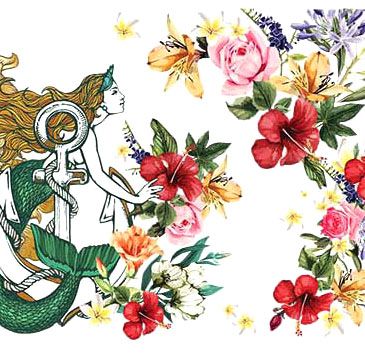 Re Design Decor Transfers - Transfermotiv - CeCe MERMAID LACE