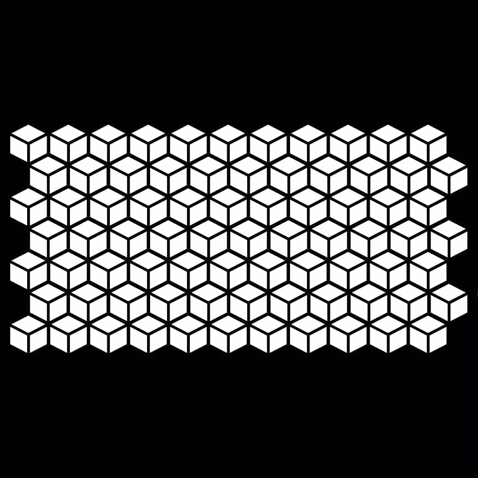Dixie Belles & Whistles Stencil - Schablon - Trippy Block