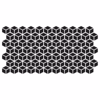 DBP Belles & Whistles - Schablon - Trippy Block ca 19x38cm