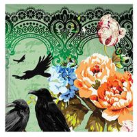 Re Design Tissue Paper - Cece Retro Garden - Ark ca 48x76cm