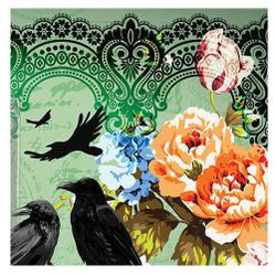 Re Design Tissue Paper - Cece Retro Garden - Ark ca 48x76cm