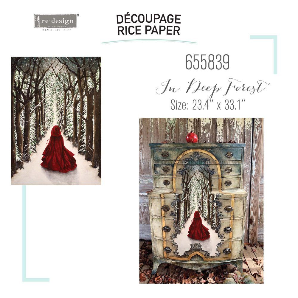 DECOUPAGE - Re Design Tissue Paper A1 - In Deep Forest