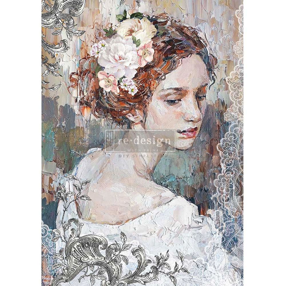 DECOUPAGE - Re Design - A1 Tissue Paper - Peaceful Ponder