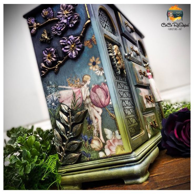 ReDesign Décor Mould - Silikonform / Gjutform - Cherry Blossom - Photo credit: @CeCeReStyled