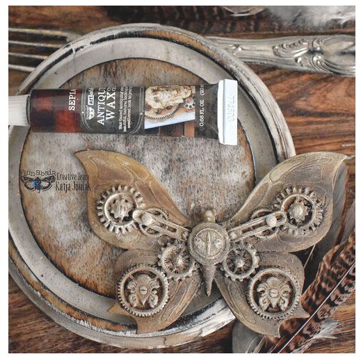 Finnabair - Art Alchemy Antiquing Wax - Vaxpasta SEPIA