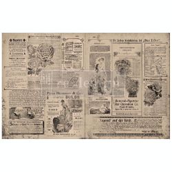 Re Design Tissue Paper - News Print - Ark ca 48x76cm