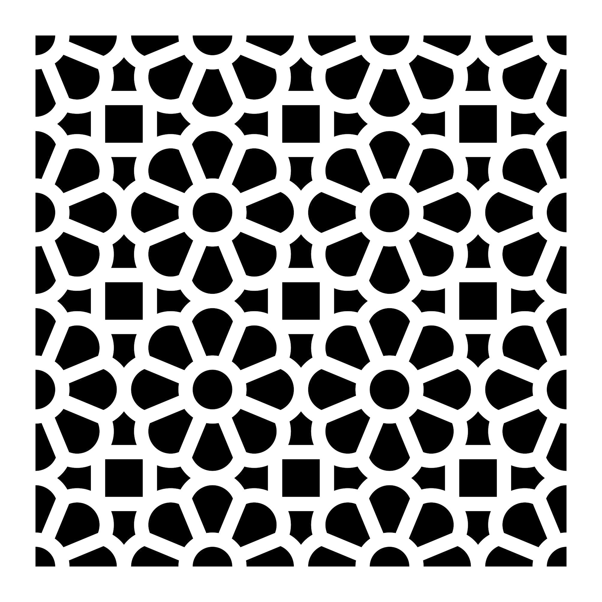 STENCIL - Mönsterschablon - Cement Tile No:2