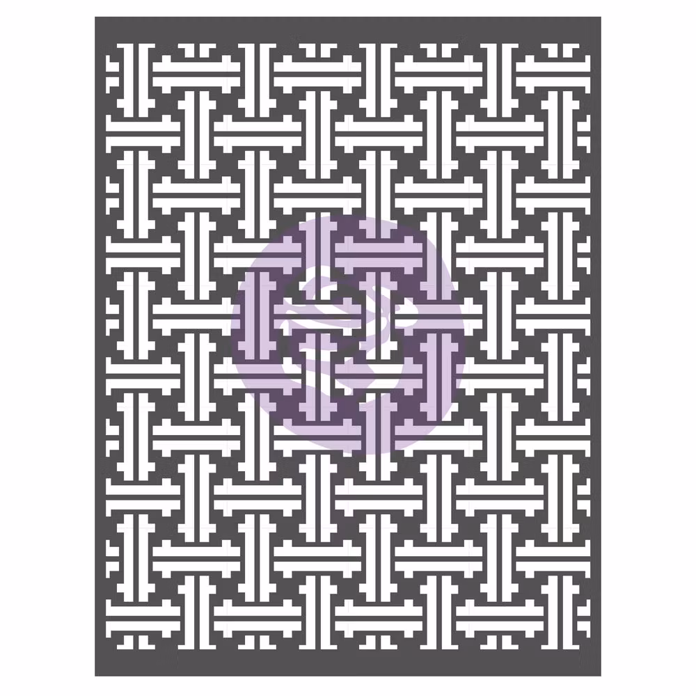 ReDesign Décor Stencils® - Schablon​​​​​​​ ca 56x71cm - BASKET WEAVE