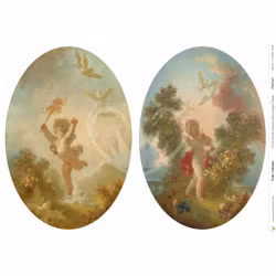 Posh Chalk® Posh Cherubs - A1 Deluxe Decoupage Paper