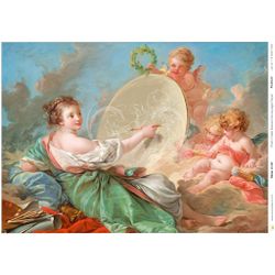 Posh Chalk® Muse of Art - A3 Deluxe Decoupage Paper ca 30x42cm