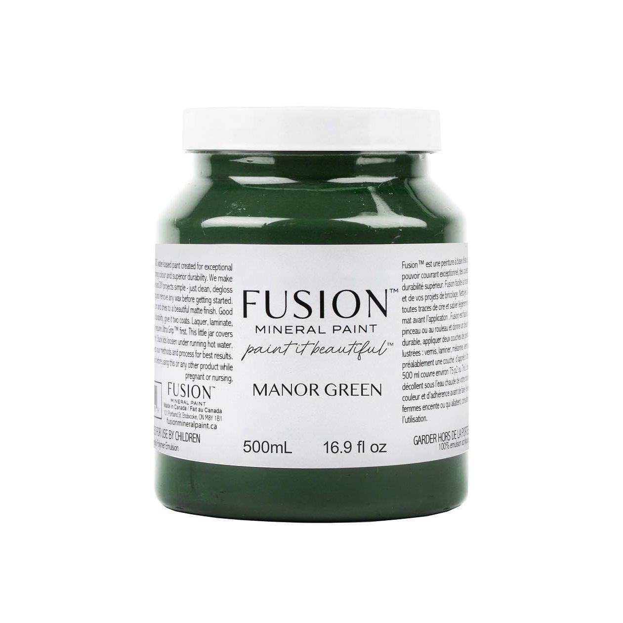 FUSION Mineral Paint - Manor Green 500ml