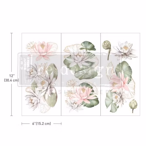 TRANSFER "gnuggis" - Re Design Décor Transfers - Floral Polish