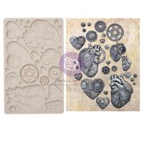 Finnabair - Imaginarum Mould - Silikonform - Steampunk Hearts