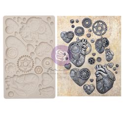 Finnabair - Imaginarum Mould - Silikonform - Steampunk Hearts