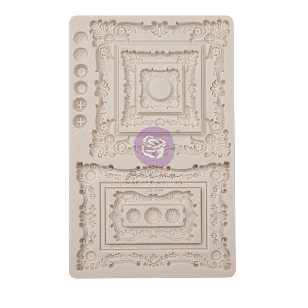 SILIKONFORM - Finnabair - Imaginarum Mould - Steampunk - Mixed Media - Baroque Frames