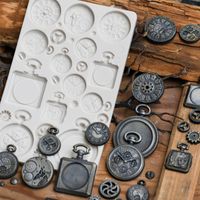 Finnabair - Imaginarum Mould - Silikonform - Pocket Watches