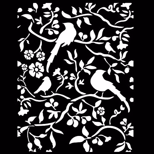 SHABLONER - Dixie Belles & Whistles Stencil - Birdsongs