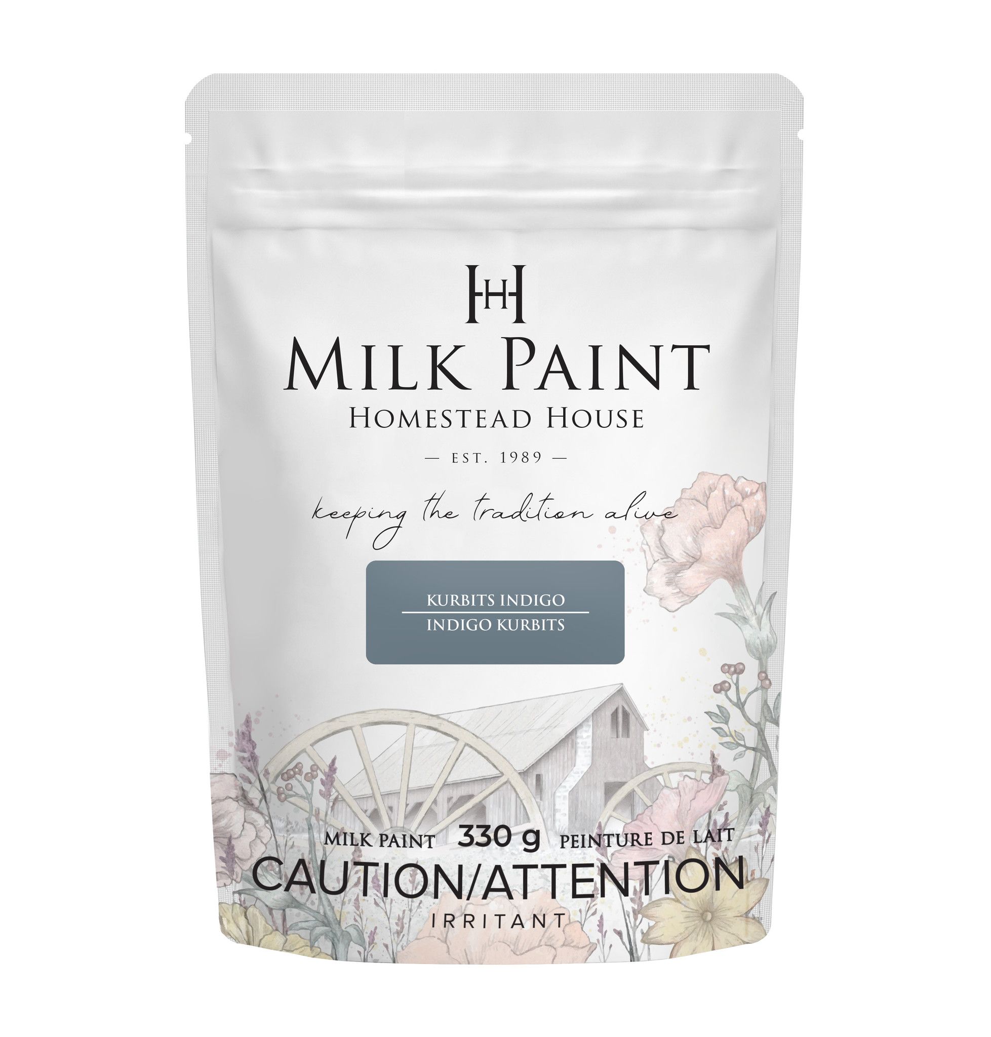 KURBITS INDIGO - Homestead House - Milk Paint - Kaseinfärg - Mjölkfärg