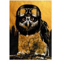 MINT - A3 Decoupagepapper (ca 30x42cm) - OWL