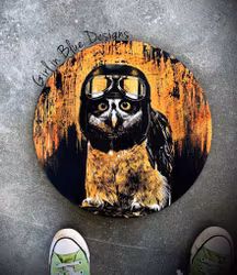 MINT - A1 Decoupagepapper (ca 59x84cm) - OWL