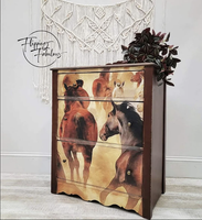 MINT - A1 Decoupagepapper (ca 59x84cm) - HERD OF HORSES