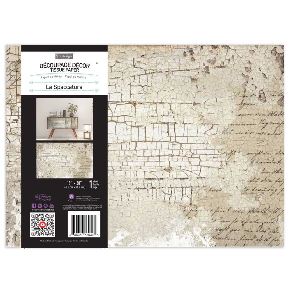 DECOUPAGE - Design Tissue Paper - La Spaccatura